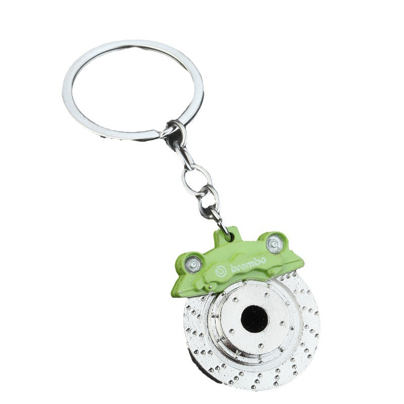 Wholesale Car Brake Pad Metal Swivel Keychain
